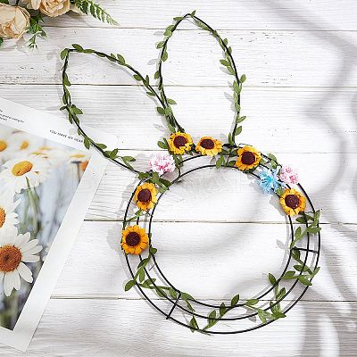 2Pcs Iron Plant Supports DIY-SP0006-98A-1