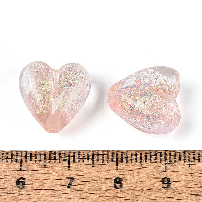 Handmade Foil Lampwork Beads Strands FOIL-T008-08D-1