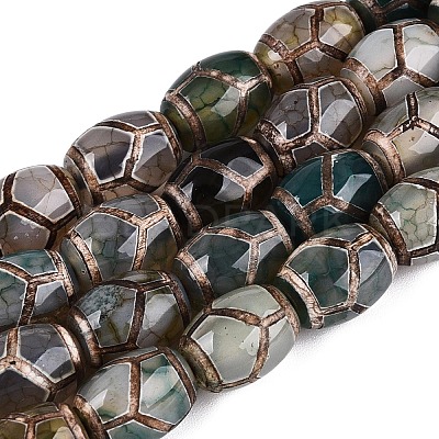 Tibetan Style dZi Beads G-Q998-012A-1