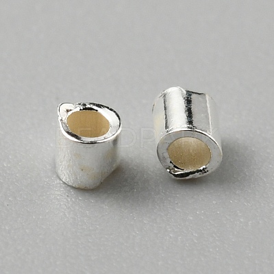 925 Sterling Silver Tube Beads FIND-WH0419-13-1