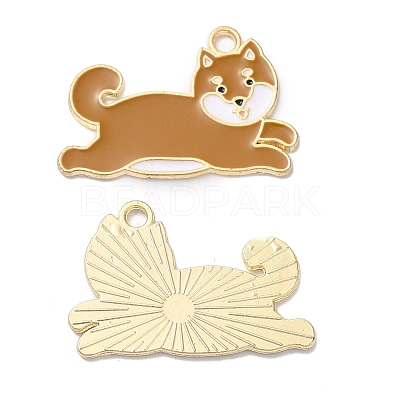 Alloy Enamel Pendants X-ENAM-D046-37G-1