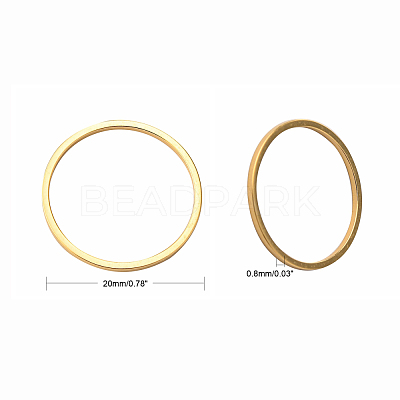 PVD Vacuum Plating 304 Stainless Steel Linking Ring STAS-S079-12B-1