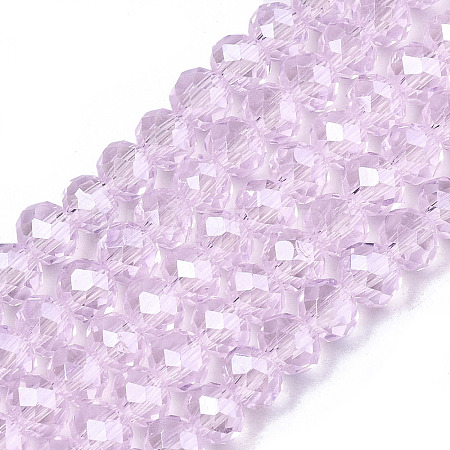 Electroplate Glass Beads Strands EGLA-A034-T2mm-A22-1