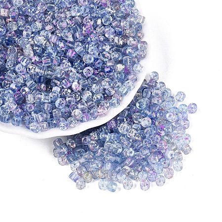 Transparent Colours Picasso Glass Beads SEED-Q039-05A-C03-1