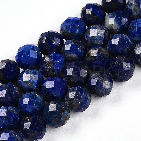 Natural Lapis Lazuli Beads Strands G-S345-8mm-24-1
