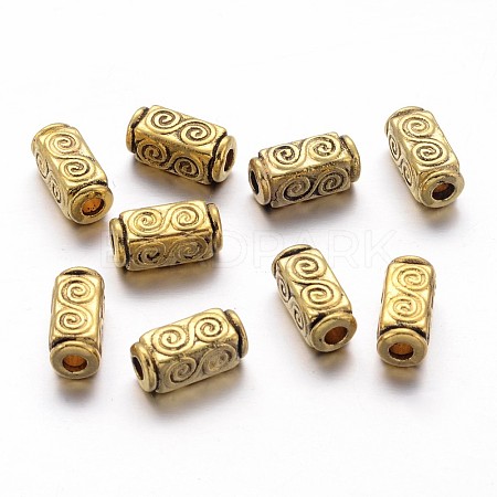 Tibetan Style Beads LS-GLF0044Y-1