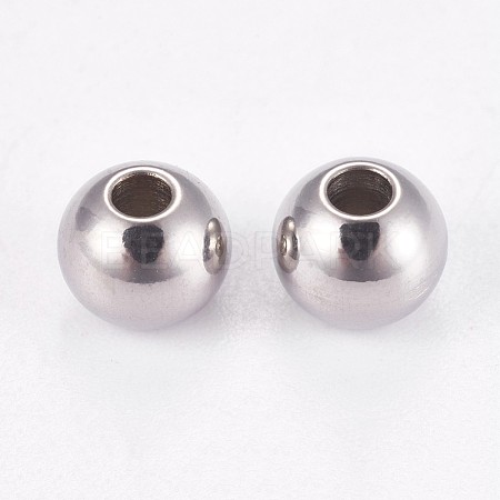 Tarnish Resistant 202 Stainless Steel Rondelle Spacer Beads STAS-F094-06B-P-1-1