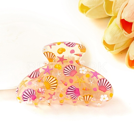 Transparent PVC Claw Hair Clips PW-WGF0C26-03-1