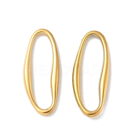 304 Stainless Steel Oval Linking Rings STAS-L300-010B-G-1
