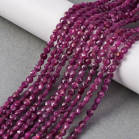 Natural Ruby Beads Strands G-F785-A02-02-1