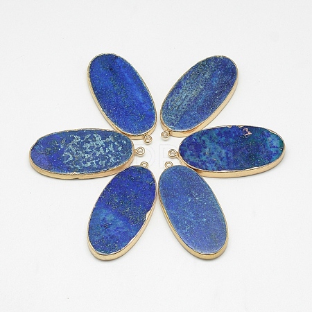 Synthetic Lapis Lazuli Big Pendants G-Q983-A01-1