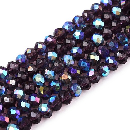 Electroplate Glass Beads Strands LS-EGLA-A044-T3mm-L15-1