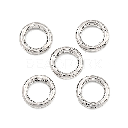 SHEGRACE Brass Spring Gate Rings XGRQ58053-763P-1