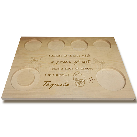Wooden Wine Serving Tray AJEW-WH0269-002-1