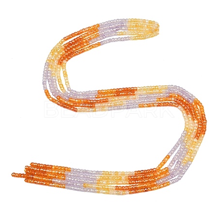 Cubic Zirconia Beads Strands ZIRC-P125-2x3mm-16-1