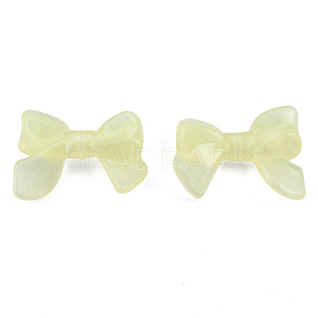 Transparent Luminous Acrylic Beads TACR-T007-11E-1