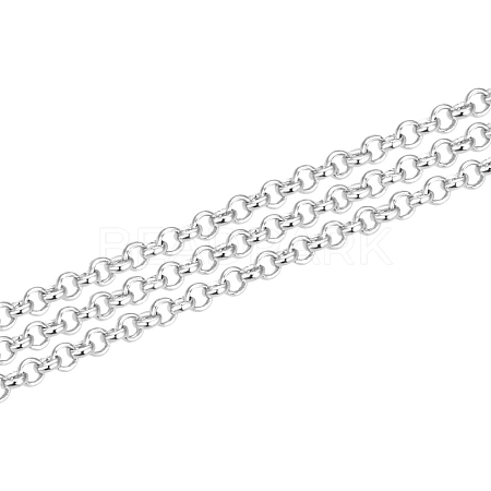 1M 925 Sterling Silver Rolo Chains STER-BBC0005-31-1
