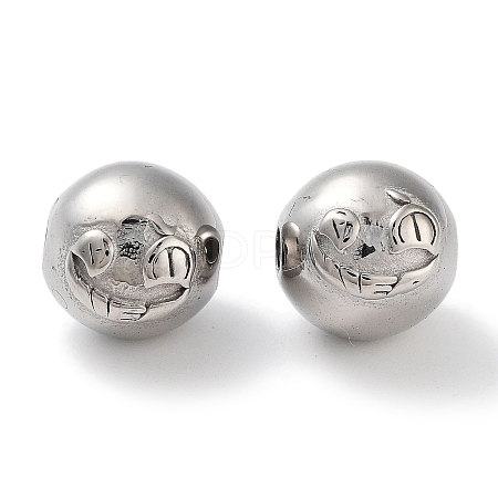 Non-Tarnish 304 Stainless Steel Beads Hand Polished STAS-M057-22P-1