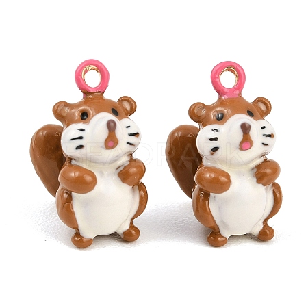 Alloy Enamel Pendants AL-CBA5201-02-1