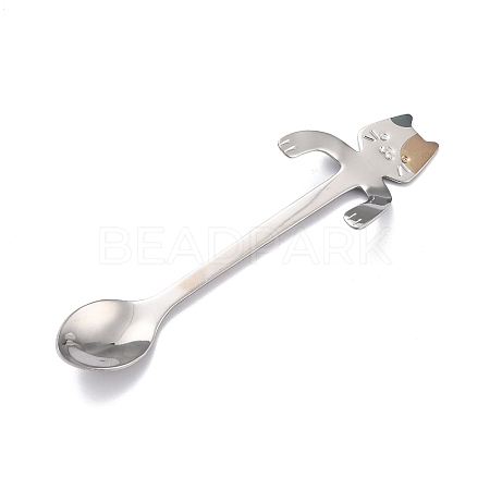 304 Stainless Steel Hanging Spoon AJEW-P093-01F-1