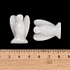 Natural White Jade Gemstone Carved Angle Figurines GG-CBA8396-A16-3