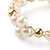 Glass Pearl Beads Finger Rings RJEW-TA00005-5