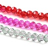 Transparent Painted Glass Beads Strands LS-DGLA-A034-T4mm-A24-4