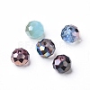 Electroplate Glass Beads/ Imitation Jade Beads EGLA-MSMC001-03-2