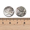 Natural Black Lip Shell Carved Cabochons SSHEL-B006-01B-D-3