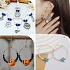 240Pcs 8 Styles 316 Surgical Stainless Steel Wine Glass Charms Rings STAS-BBC0009-38-6