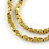 Electroplated Non-magnetic Synthetic Hematite Beads Strands G-R259-51G-1