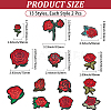 26Pcs 3 Styles Polyester Clothing Patches PATC-CY0001-52-2