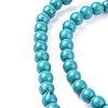 Synthetic Turquoise Beads Strands X-TURQ-G106-6mm-02E-2