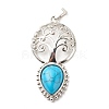 Natural & Synthetic Gemstone Big Pendants G-G855-05P-3