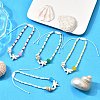 4Pcs Glass Seed Beads Braided Bead Bracelets for Men Women BJEW-TA00648-1