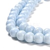 Painted Glass Bead Strands DGLA-S071-8mm-B15-3
