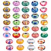 38Pcs 19 Colors Handmade Polymer Clay European Beads CLAY-SZ0001-51-1