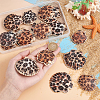 16Pcs 4 Colors Spray Paint & Electroplate Sea Shell Pendants SSHEL-PH0001-35-3
