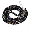 Baking Paint Glass Beads Strands DGLA-N010-6mm-10-2