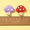 8Pcs 4 Colors Mushroom Food Grade Eco-Friendly Silicone Focal Beads SIL-FS0001-10-6