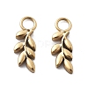 304 Stainless Steel Charms STAS-M111-38G-1
