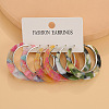 Acrylic Hoop Earrings FS-WG995C7-11-1