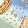 24Pcs Brass Charms KK-BC0010-10-4