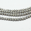 Faceted(32 Facets) Round Full Rainbow Plated Imitation Jade Electroplate Glass Beads Strands EGLA-J130-FR11-2