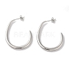 304 Stainless Steel Stud Earrings EJEW-I303-02P-1