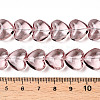 Transparency Glass Beads Strands GLAA-T023-13H-4