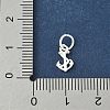 925 Sterling Silver Boat Anchor Charms STER-S011-02S-3