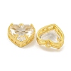 Rack Plating Brass Charms KK-M290-02A-G-2