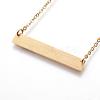 304 Stainless Steel Pendant Necklaces NJEW-P206-36G-3