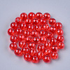 Transparent Plastic Beads X-KY-T005-6mm-631-1